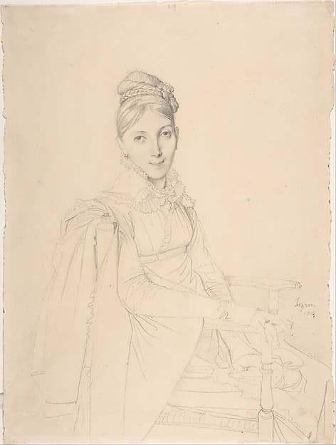 Portrait of a Seated Lady — Jean Auguste Dominique Ingres