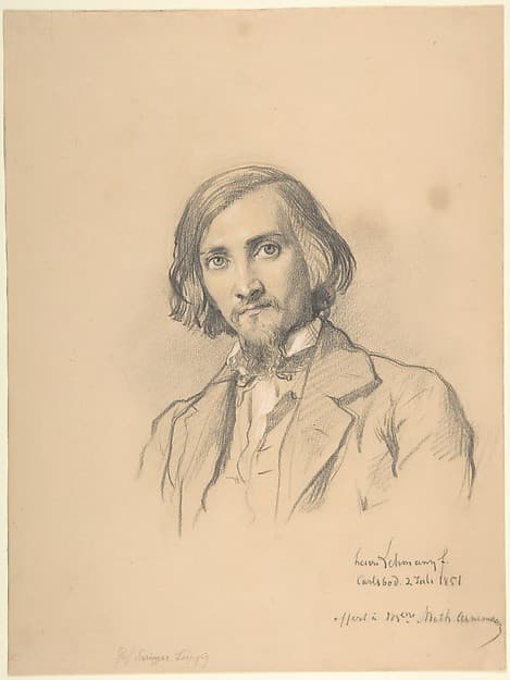 Portrait of Anton Heinrich Springer (1825–1895) — Henri Lehmann
