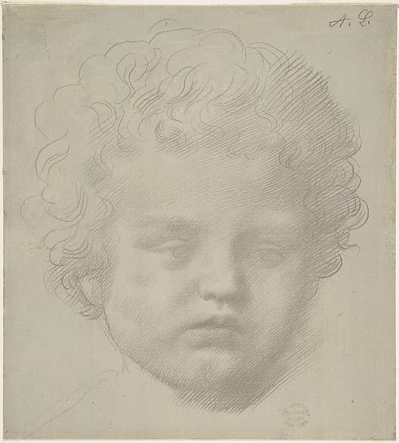 Study of a Head — Alphonse Legros