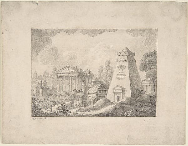 Architectural Fantasy — Joseph Lemercier