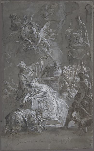 The Martyrdom of Saint Barbara — Martin Johann Schmidt