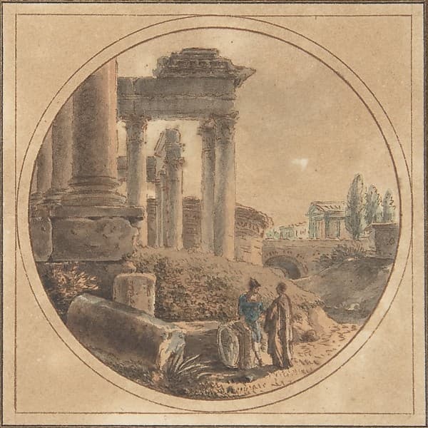 Fantasy View of the Roman Forum — Victor Jean Nicolle