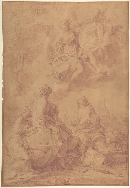 Allegory in Honor of Pope Benedict XIV — Pompeo Batoni