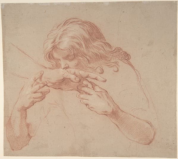 Youth Kissing an Outstretched Hand — Marco Benefial