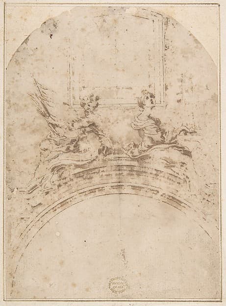 Seated Figures of Saint Ursula and Saint Cecilia — Gian Lorenzo Bernini