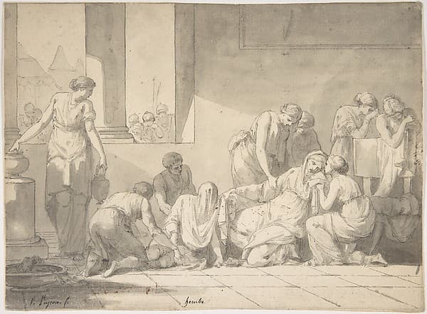 The Despair of Hecuba — Pierre Peyron