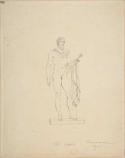 Statue of Caesar as a Divinity — Vincenzo Camuccini