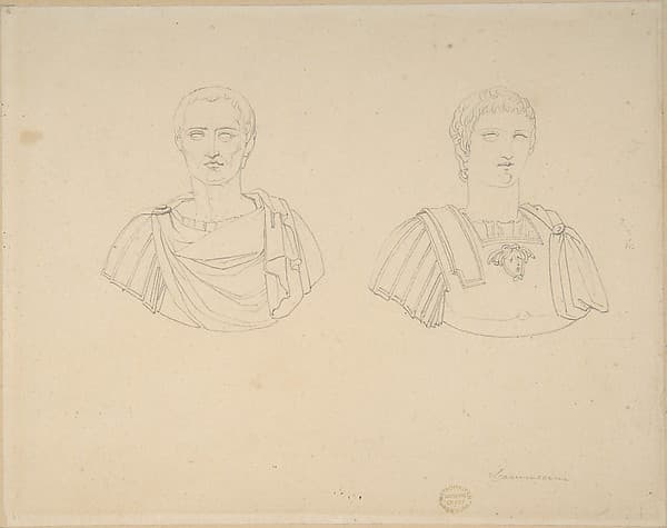 Two Roman Busts — Vincenzo Camuccini