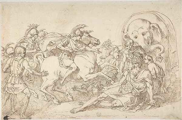 Alexander and Porus — Vincenzo Camuccini