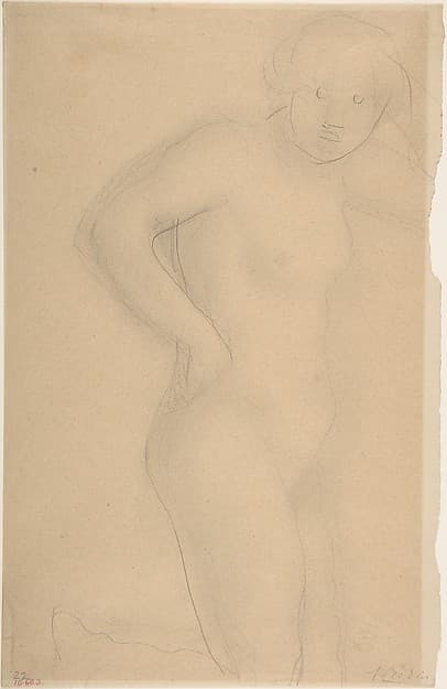Young Girl Kneeling — Auguste Rodin