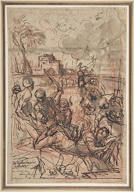 Scene of Martyrdom — Giovanni Angelo Canini