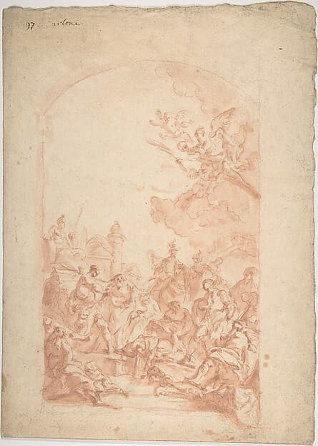 The Decapitation of a Male Saint — Carlo Innocenzo Carloni