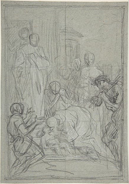 St. Benedict Resuscitating an Infant — Pierre Hubert Subleyras