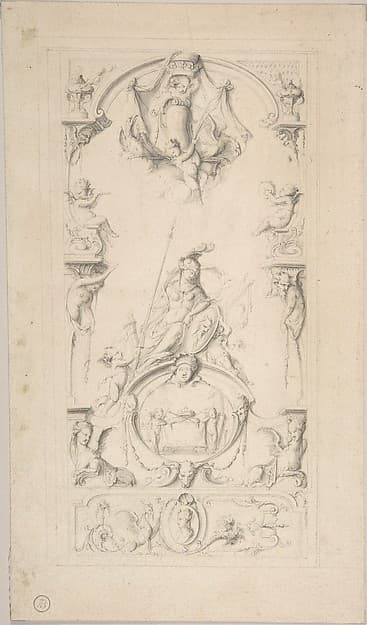 Study for an Ornamental Panel — Jean Bernard Toro