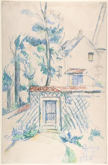 Entrance to a Garden — Paul Cézanne