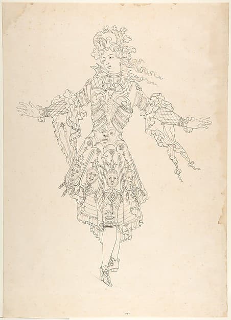 Male Actor in Ballet Costume — Jean Berain