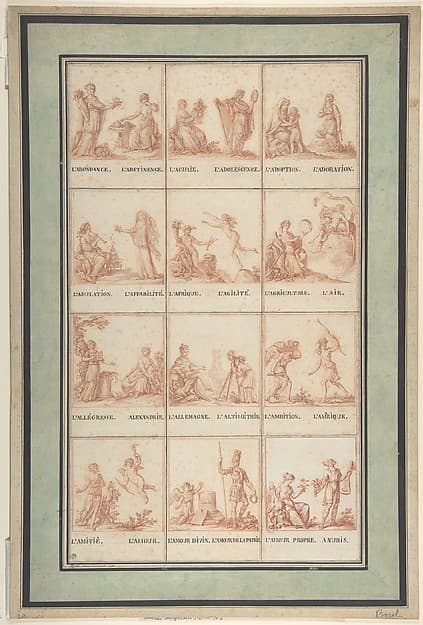 Illustrations for an Allegorical Pattern Book — Antoine Borel