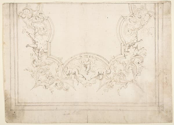 Design for a Ceiling Decoration — Donato Giuseppe Frisoni