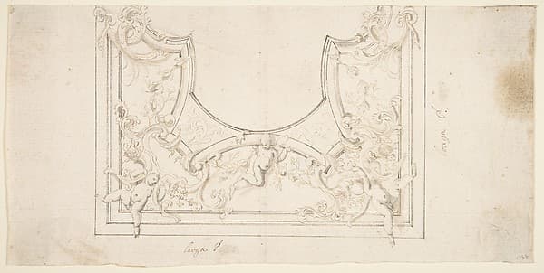 Design for a Ceiling Decoration — Donato Giuseppe Frisoni