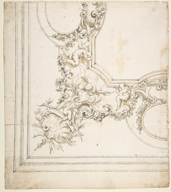 Design for a Ceiling Decoration — Donato Giuseppe Frisoni