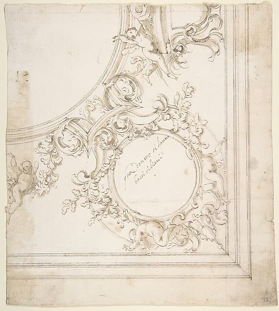 Design for a Ceiling Decoration — Donato Giuseppe Frisoni