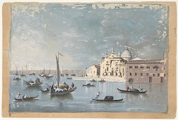 View of the Isola di San Giorgio Maggiore — Giacomo Guardi