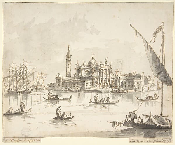 The Island of San Giorgio Maggiore, Venice — Giacomo Guardi