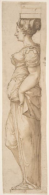 Caryatid Facing Left — Pirro Ligorio