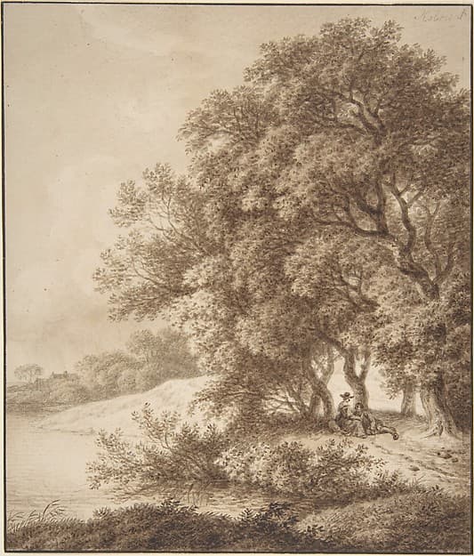 Landscape with Lovers — Ferdinand Kobell