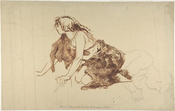 Crouching Woman — Fernand Cormon
