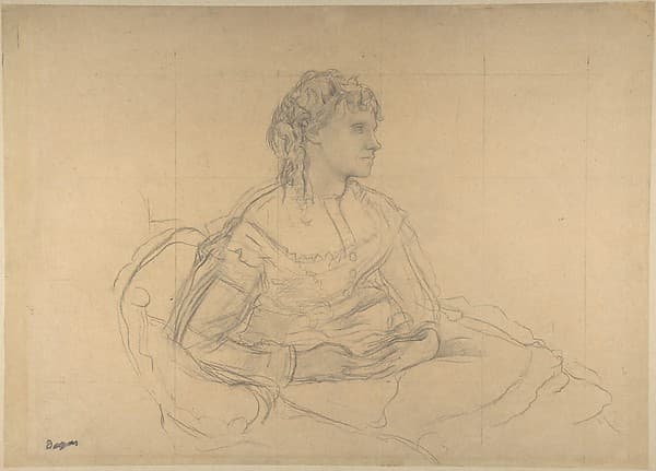 Study for “Madame Théodore Gobillard” (Yves Morisot) — Edgar Degas