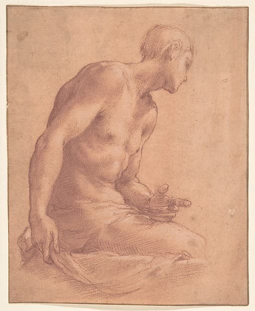Seated Boy — Girolamo Macchietti