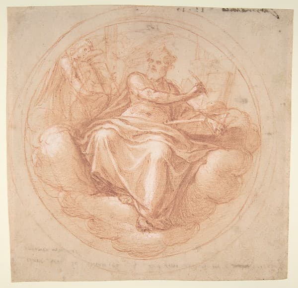 Saint Mathew and the Angel — Cesare Nebbia