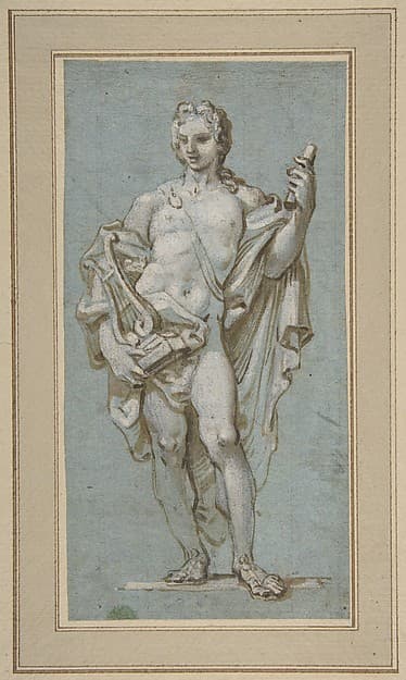 Standing Figure of Apollo with a Lyre — Paolo Gerolamo Piola