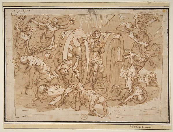 The Martyrdom of St. Catherine of Alexandria — Bernardino Poccetti