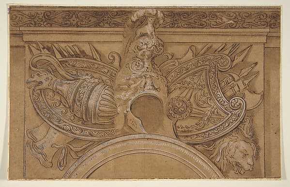 Armorial Trophy — Polidoro da Caravaggio
