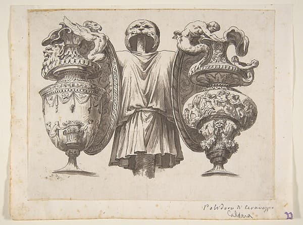 Trophy with Two Ewers — Polidoro da Caravaggio
