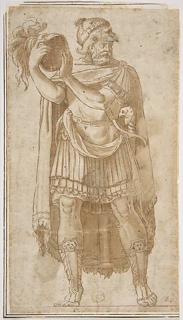Soldier — Polidoro da Caravaggio