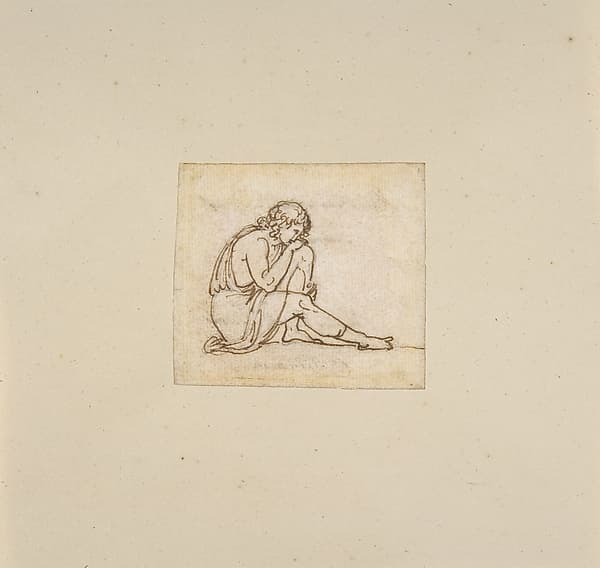 A Seated Youth — Bertel Thorvaldsen