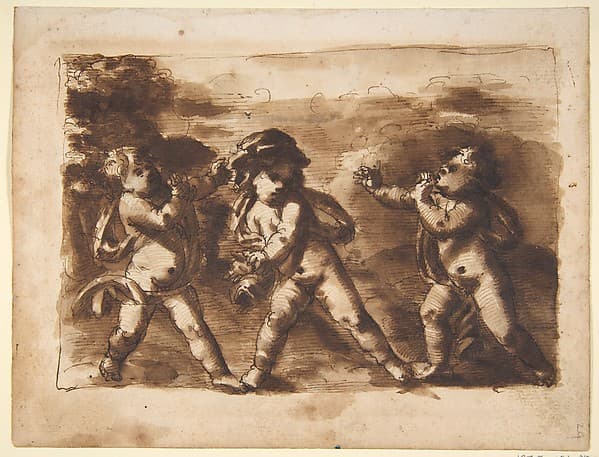 Three Dancing Putti — Leonardo Scaglia