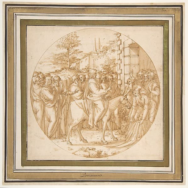The Entrance of Christ into Jerusalem — Ercole Setti