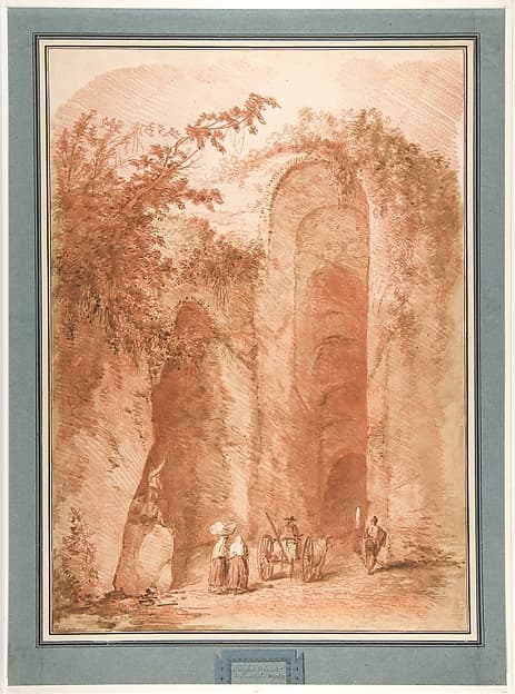Entrance to the Grotto of Posillipo — Hubert Robert