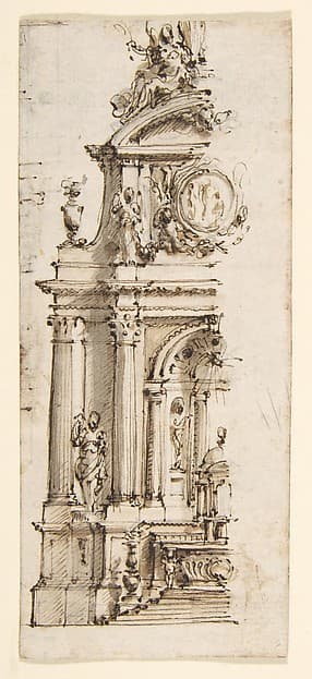 Design for the Left Half of an Altar — Mauro Antonio Tesi