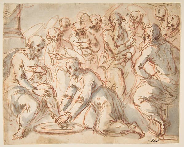 Christ Washing the Disciples' Feet — Francesco Vanni