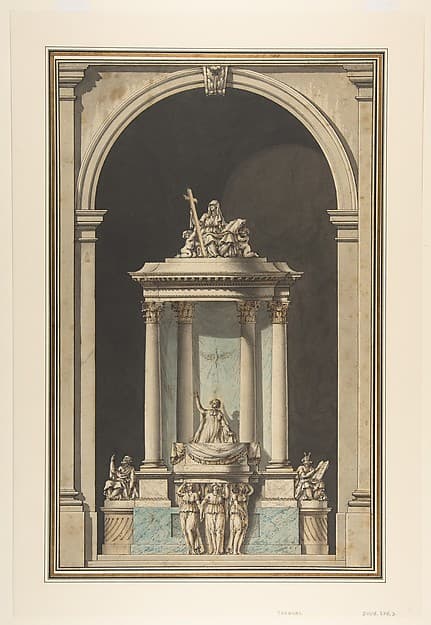 Design for a Pulpit — Louis Gustave Taraval
