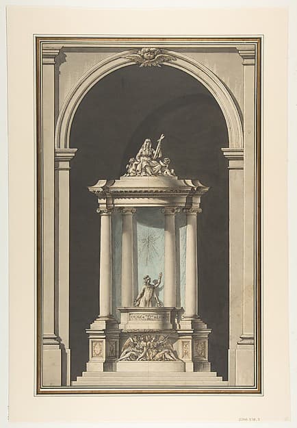 Design for a Pulpit — Louis Gustave Taraval