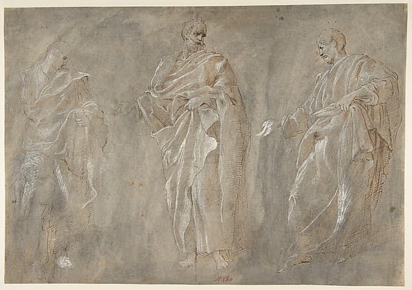 Three Standing Figures — Francesco Primaticcio