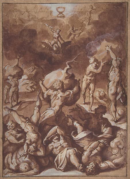 Jupiter Fighting the Giants — Jacopo Zucchi