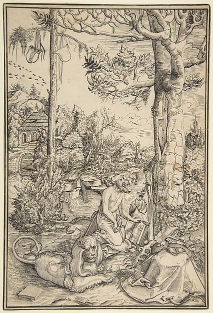 The Penitent St. Jerome — Jost Amman