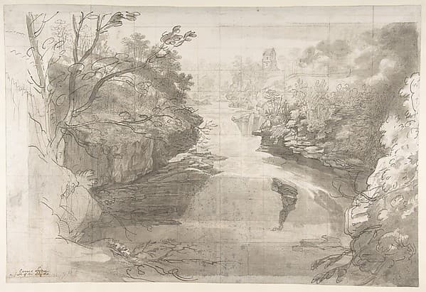 Corra Linn, the Falls of the Clyde — Joseph Farington